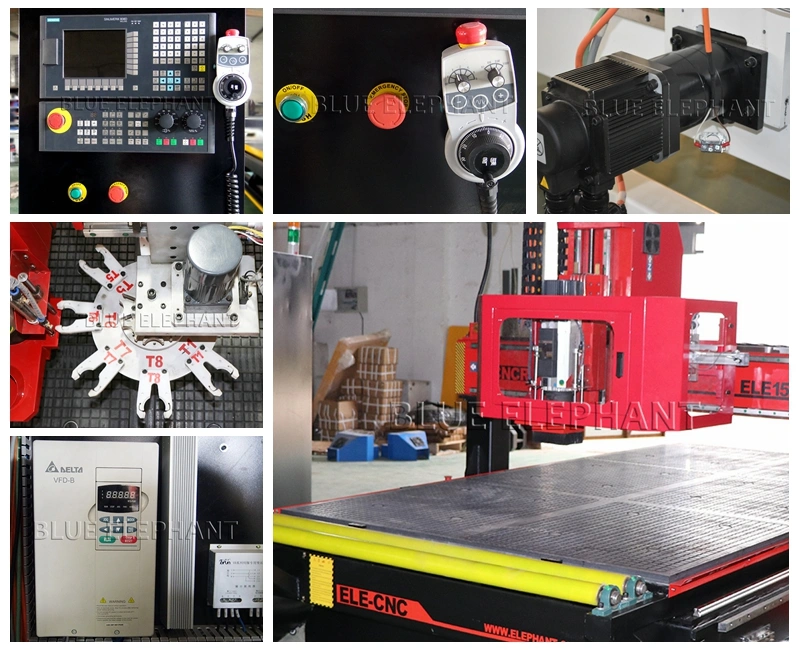 1530 Door Atc CNC Router Machine, Automatic Tool Change Spindle CNC Machine