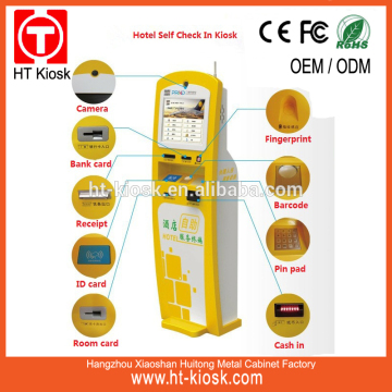 Hotel Check in kiosk self service terminal