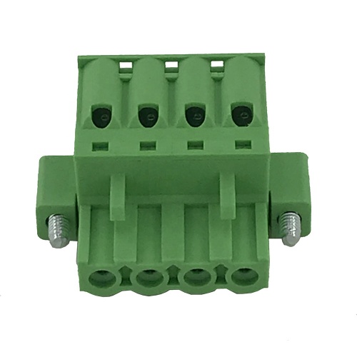 4pin female push button spring terminal block