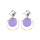 Boucles d&#39;oreilles rondes géométriques mode Boho bonbons couleur boucles d&#39;oreilles goutte Simple cercle déclaration boucles d&#39;oreilles brillant bijoux cadeau