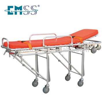 EMSS Aluminum Ambulance Stretcher, Automatic Loading Stretcher