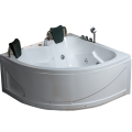 Double Deluxe Massage Bathtub Small Corner Tub