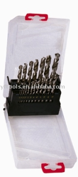 19 Pieces HSS Twist Drill bit Sets