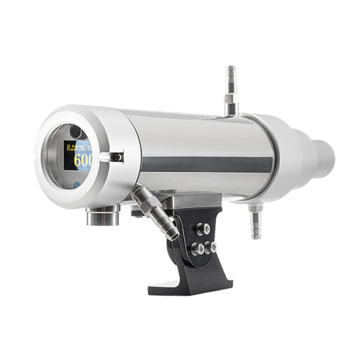 Ratio optical pyrometer for measurements on metal surfaces