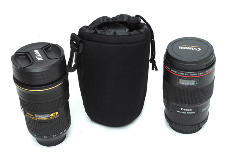 Soft Camera Lens Pouch Bag