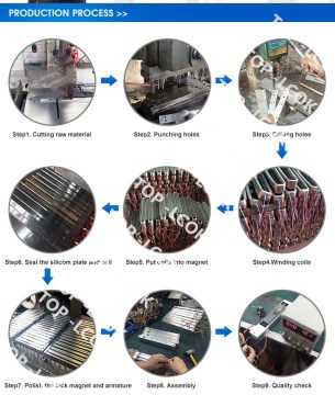 Electromagnetic Lock Fail Secure 700lbs 320kg Magnetic Lock Time Delay