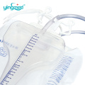 Hospital 2000ml Urinary Drainage Urine Meter Urine Bag