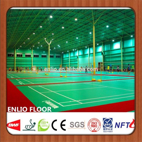 Enlio PVC Flooring untuk Pengadilan Badminton