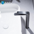 Deck mounted single lever washbasin mixer tap