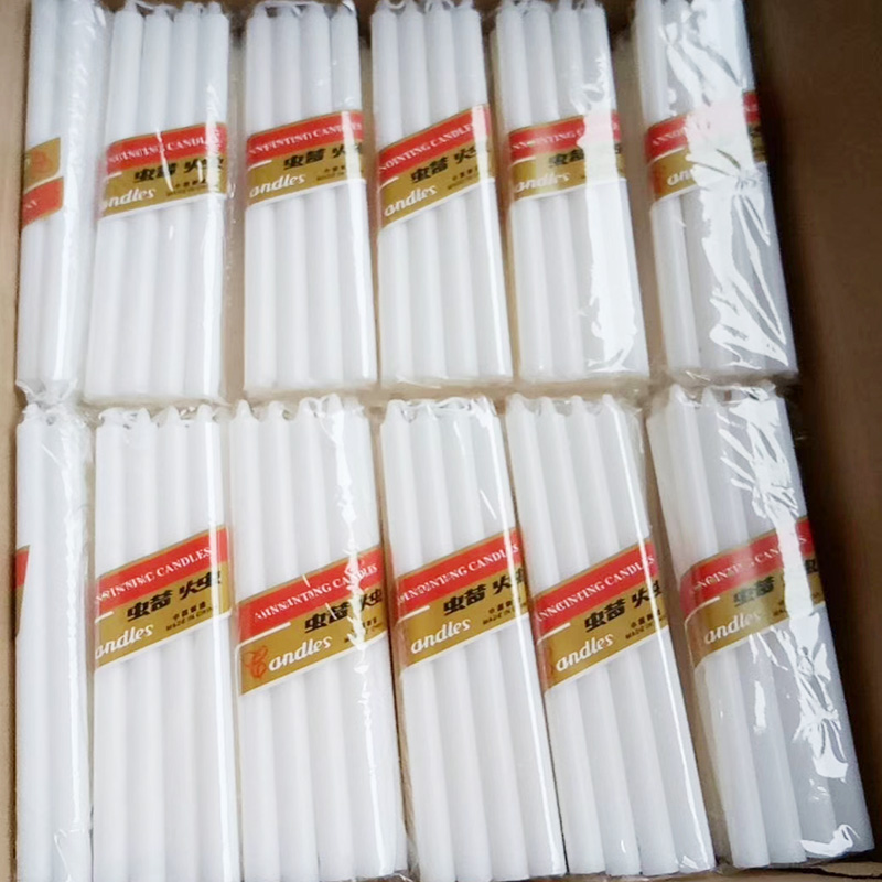 Лёгкая свечка Бугі хатняя гаспадарка парафінавая воскная палачка Свечка