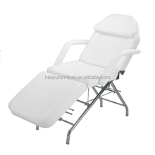 Portable White Leather Folding Massage Table BB02