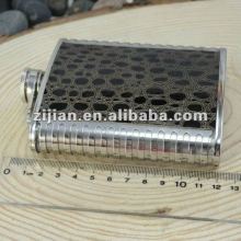 7oz double SS disposable wine hip flask