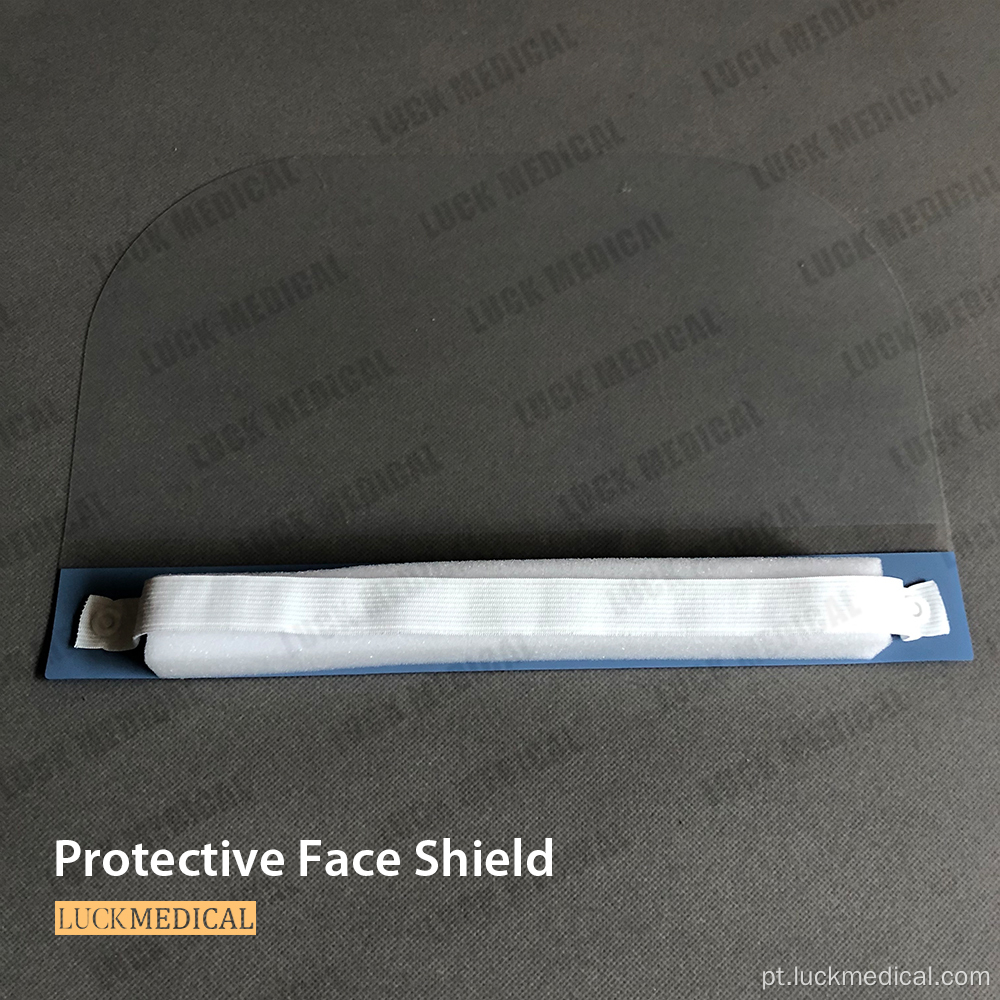 Clear Anti-Fog Face Shield Fand Ajustável