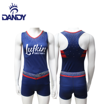 Girls cheerleading practice tanks
