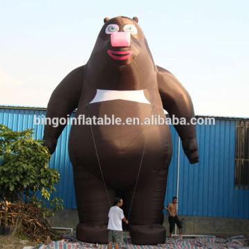 inflatable big bear cartoon