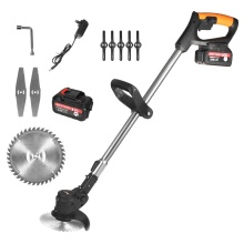 Lithium Battery Electric Cordless Grass Cutting Machine with 21V Grass Trimmer Line