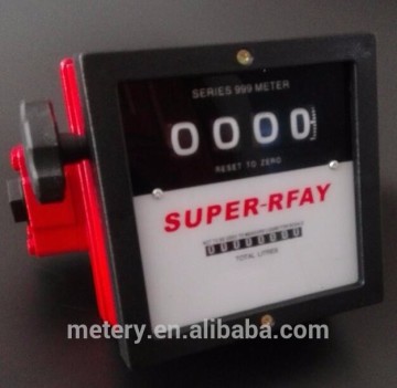 4 digits 1 inch 2 inch 1.5 inch mechanical counting diesel meter