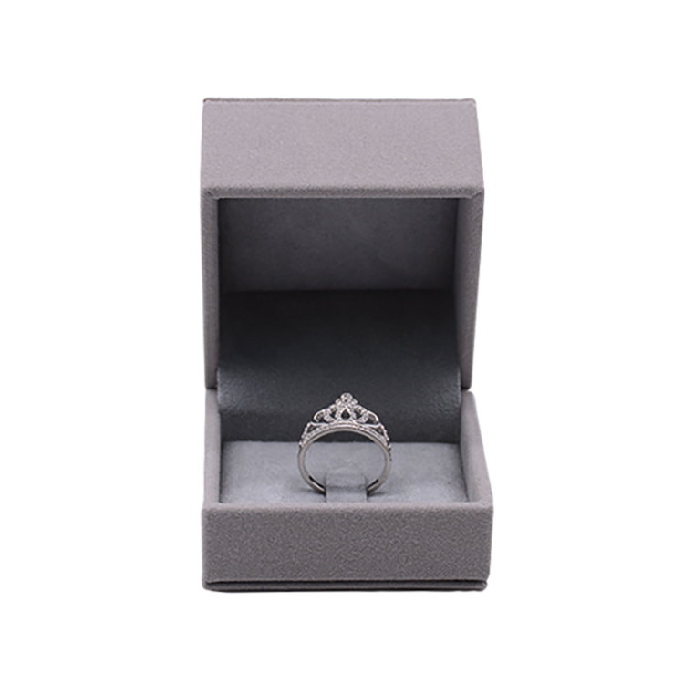 Logo Printing Luxury Custom Square Small Gift Jewelry Box For Ring Packaging