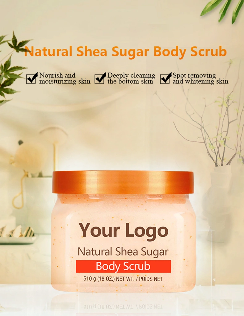 OEM ODM Service Skincare Products Custom Private Label Whitening Natural Body Scrub Natural Exfoliating Rose SPA Body Scrub Odeon Body Scrub