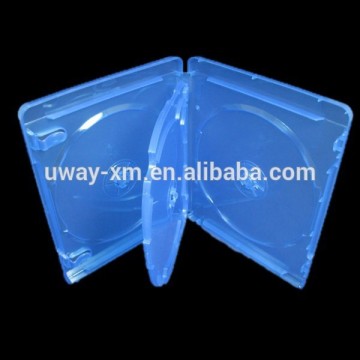 14mm 4 discs blue ray dvd case /14mm blue ray dvd box for 4 discs