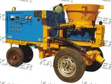 wet-mix concrete spraying machine