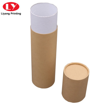 Cylinder Runt Papper Kraft Tube Box Förpackning