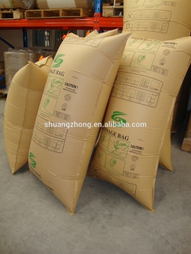 enviromental protective brown buffered Filling container air bag