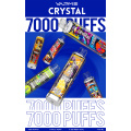 Одноразовый вар -vapme crystal 7000 puffs