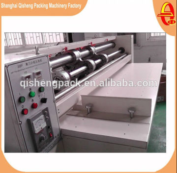 Automatic corrugated cardboard slitting scoring machine