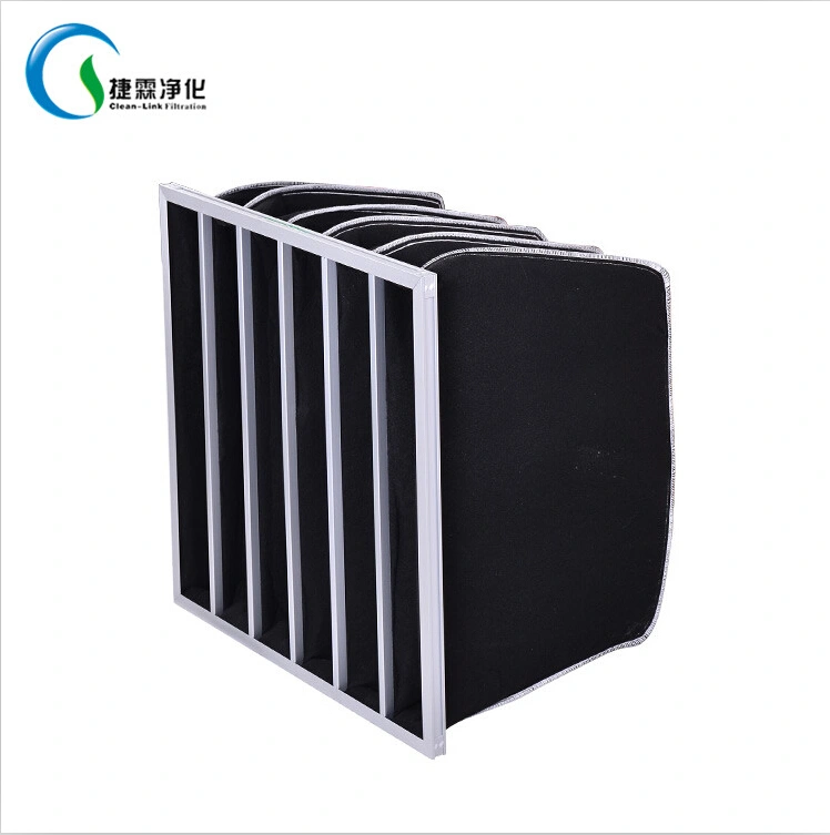 High Temperature Synthetic Medium Efficiency, Industrial Pocket Filter Factory Price