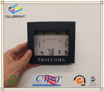 paper boxes printing with PET window packaging