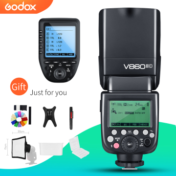 Godox V860II-C V860II-N V860II-S V860II-F V860II-O HSS TTL Speedlite Flash + Xpro Transmitter for Canon Nikon Sony Fuji Olympus