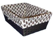 Recycled newspaper basket