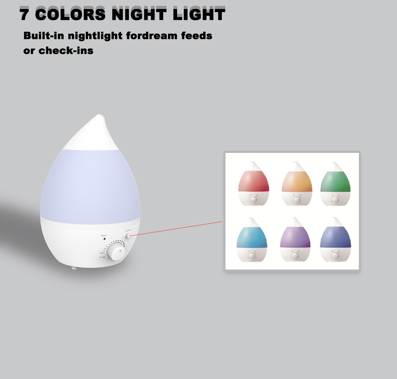 HTJ-2001 Humidifier night light HTJ-2001 Humidifier night light
