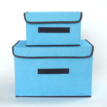 In Stock Affordable Fabric Foldable Storage Box with Handle