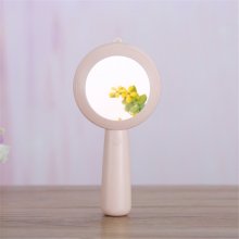 Mini Hand USB Make Up Mirror Fan Rechargeable