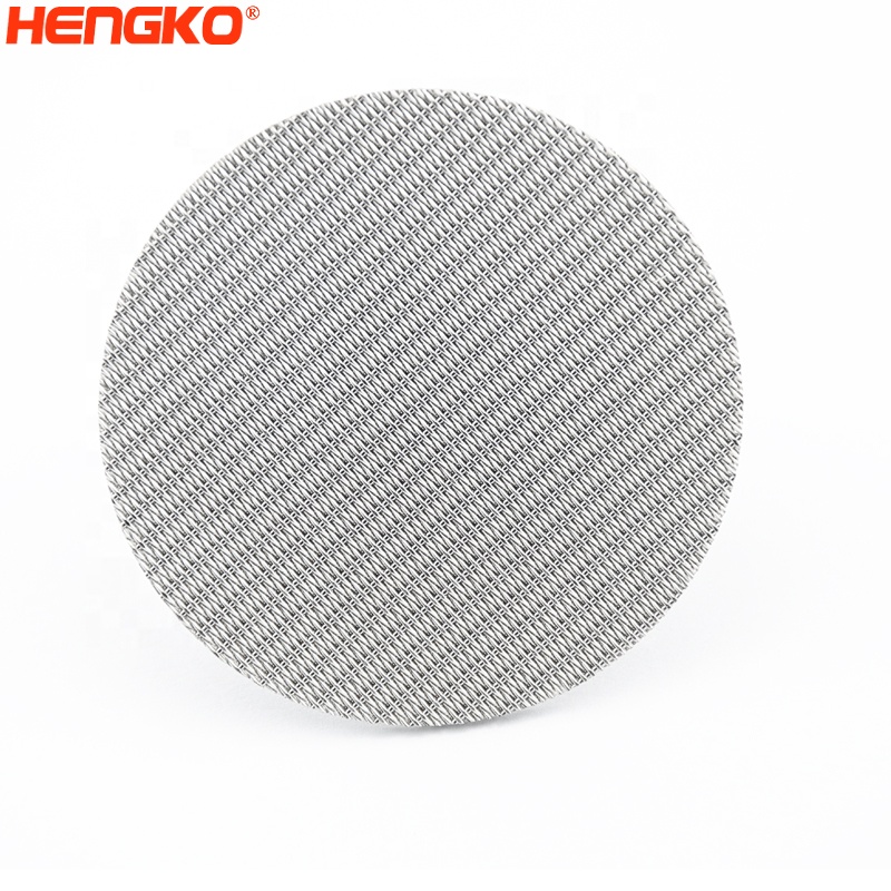 HENGKO high quality factory wholesale  sintered porous stainless steel 316 316L mesh plate filter press