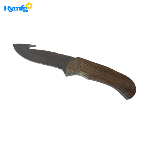 Ridge Free Gravur Gut Hook Huting Messer