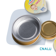 ST-035 Heat Seal Closure Gold Color Small Aluminium Foil Cup For Honey