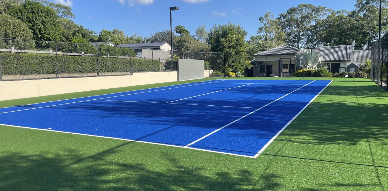 tennis court turf