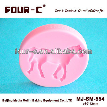 Horse silicone birthday cake mould,cookie decorating mould,chocolate decorating mould