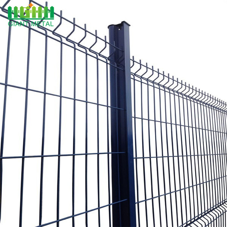 Decorative PVC Coated 3D Curved Wire Mesh Fence