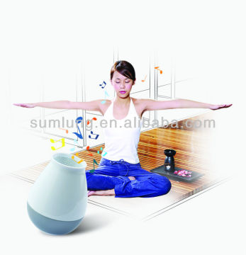 elegant and beautiful NFC speakers white and gray wireless speakers phone sound