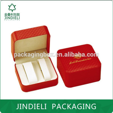 red leather gift packaging box for double watches