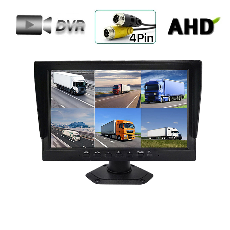 Monitor de veículo HD de 6,1 polegadas 6CH