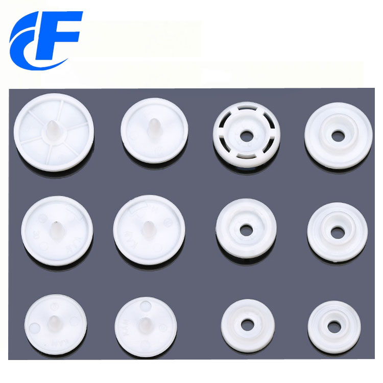 KAM white plastic snap button of best quality