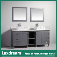 60 inch vessel rectangular wash basin bathroom vanity