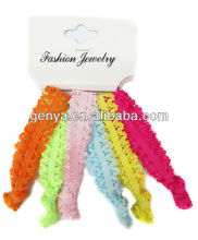 Lucky Girl Lace ponytail holders set of 6 pcs