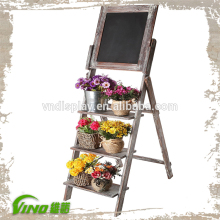Flower Display Shelf, Display Racks Flower, Rustic Wooden Rack