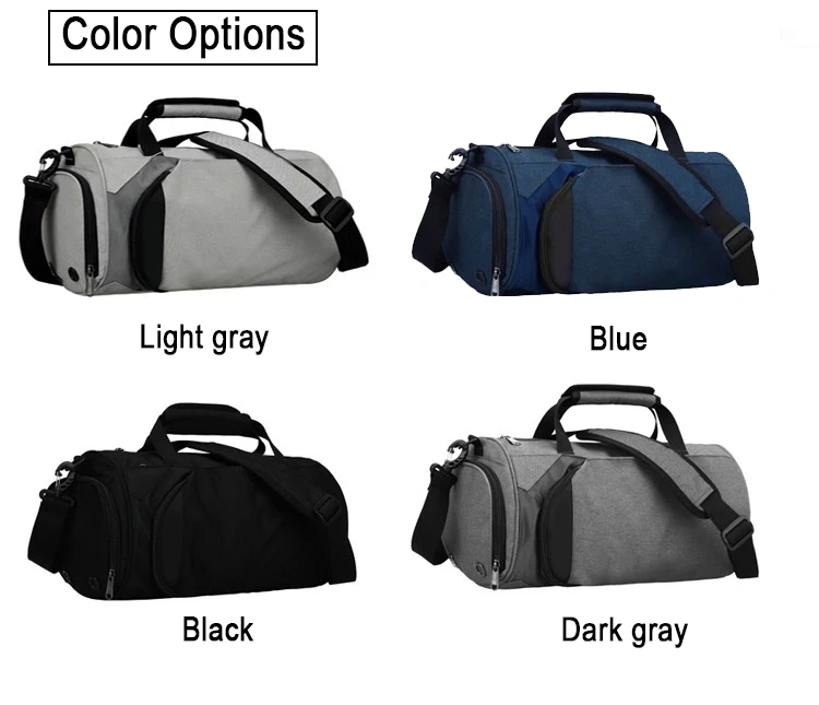 Custom Logo Outdoor Large Duffle Bag with PE Board Shoe Compartment